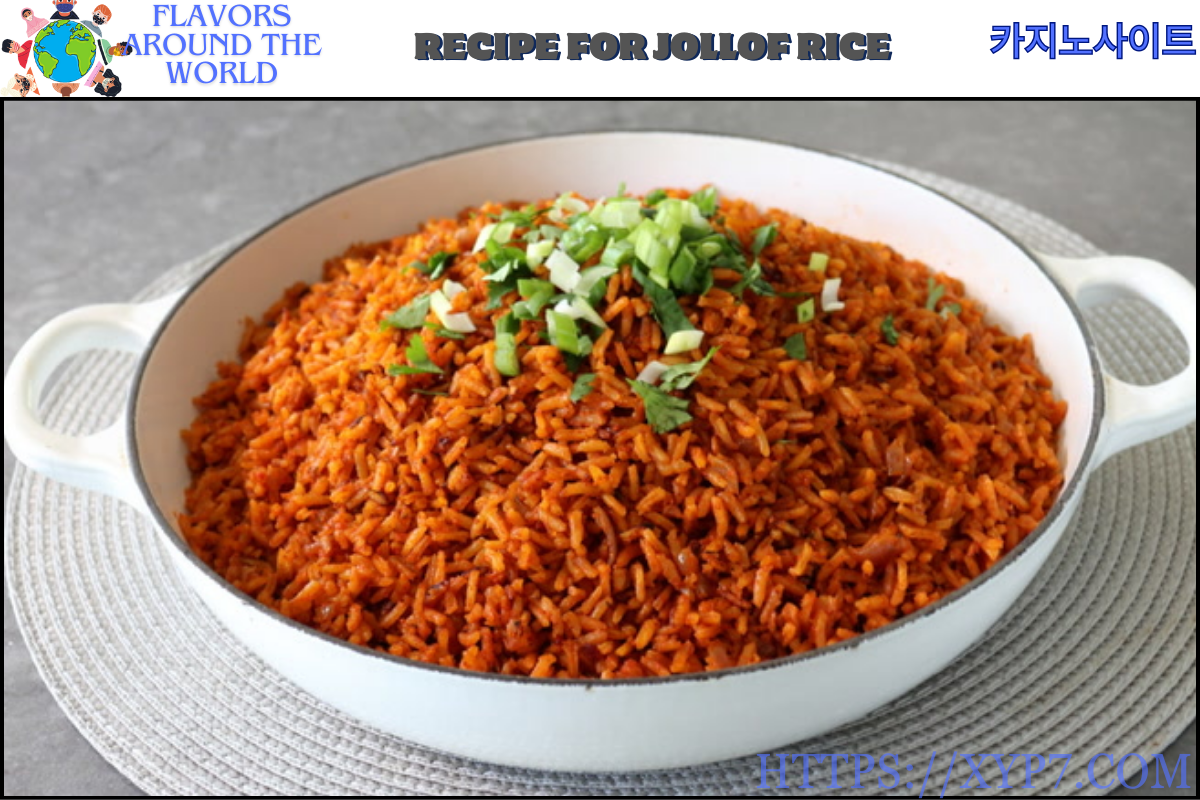 Recipe for Jollof Rice
